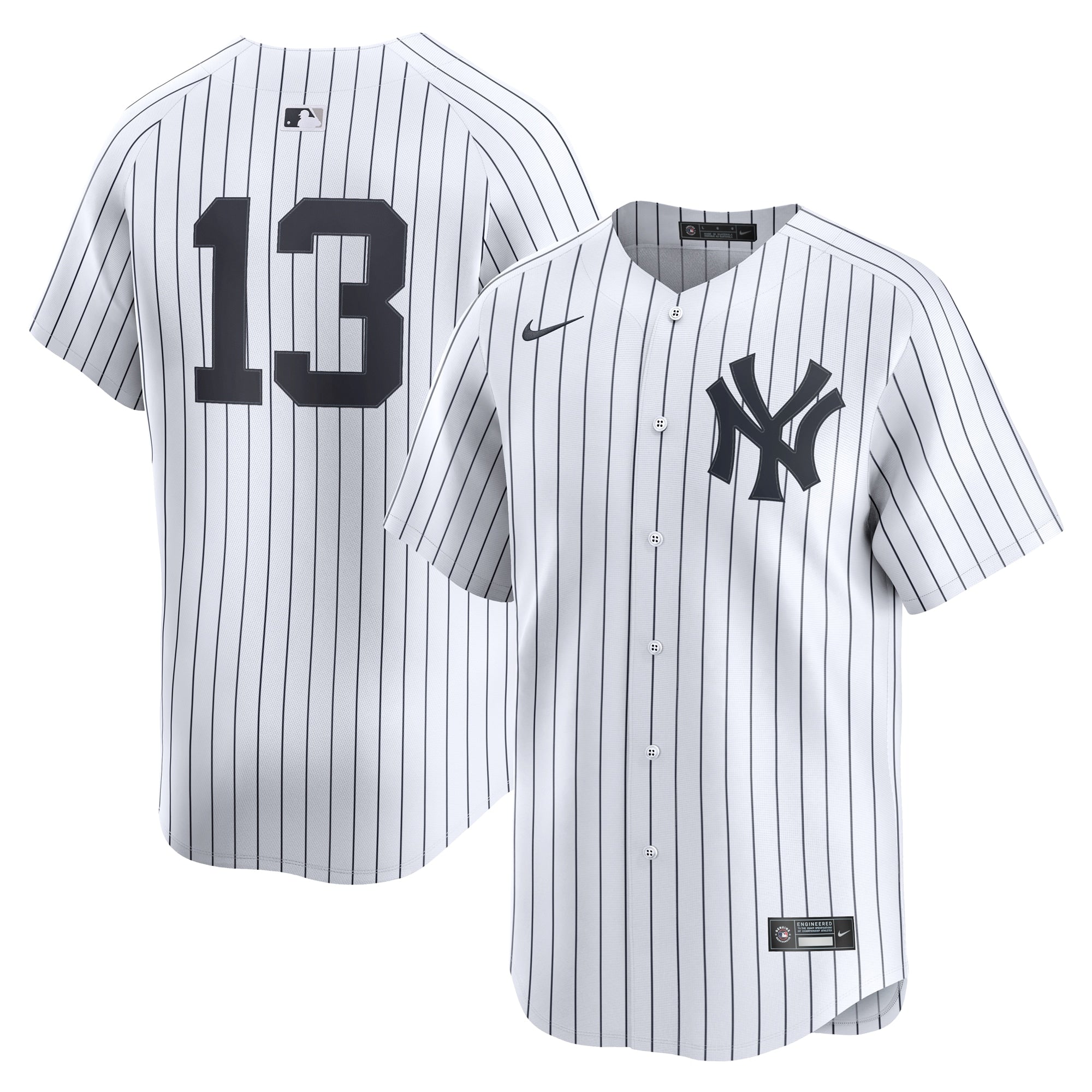 Jazz Chisholm Jr. New York Yankees Home Limited Player Jersey - White | Stitched Baseball Jersey TJS0618