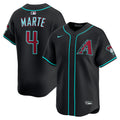 Ketel Marte Arizona Diamondbacks Alternate Limited Jersey - Black | Stitched Baseball Jersey TJS0659