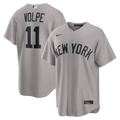 Anthony Volpe New York Yankees Road Replica Jersey - Gray | Stitched Baseball Jersey TJS0682