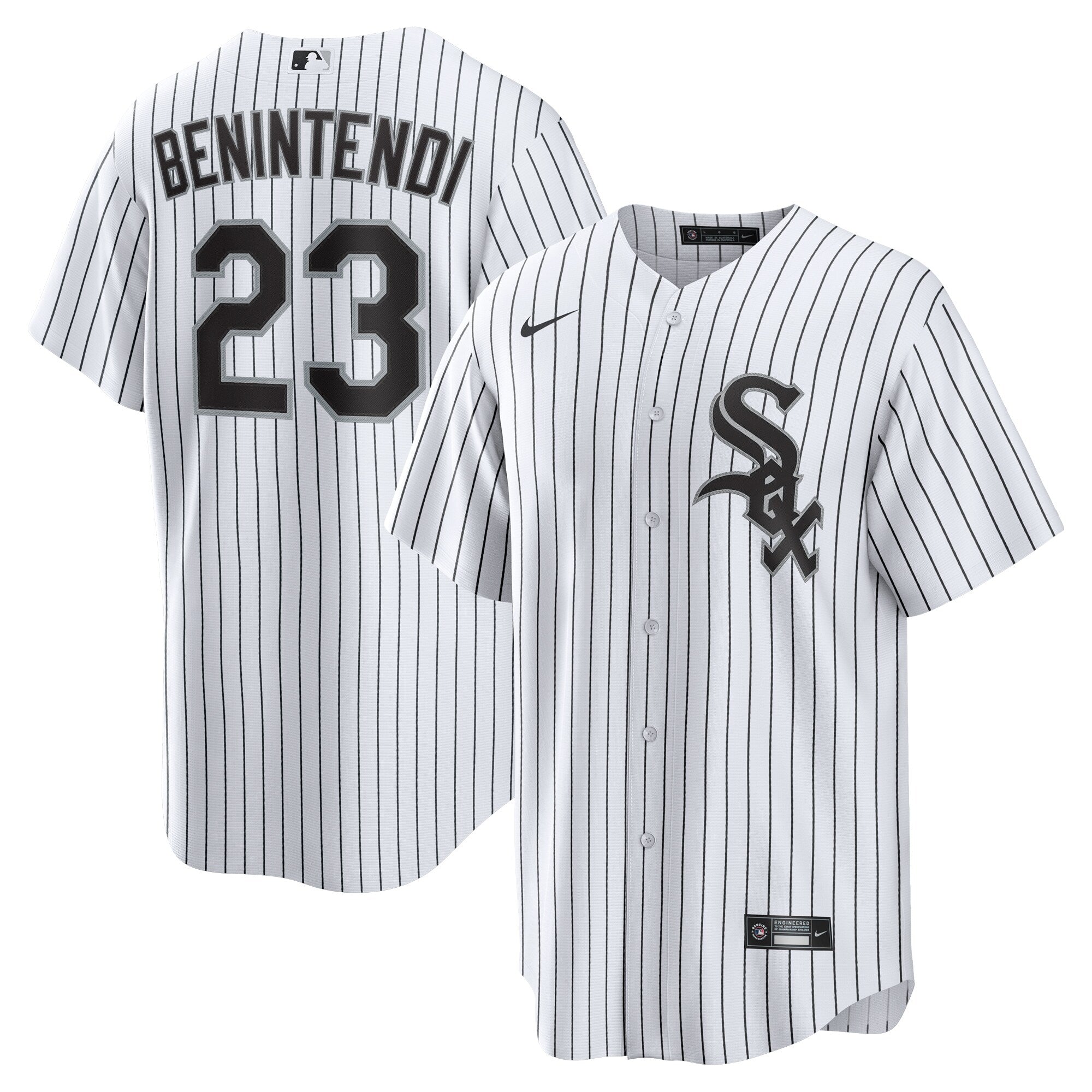 Andrew Benintendi Chicago White Sox Home Official Player Jersey - White/Black | Stitched Baseball Jersey TJS0762