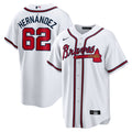 Daysbel Hernandez Atlanta Braves Home Replica Jersey - White | Stitched Baseball Jersey TJS0768