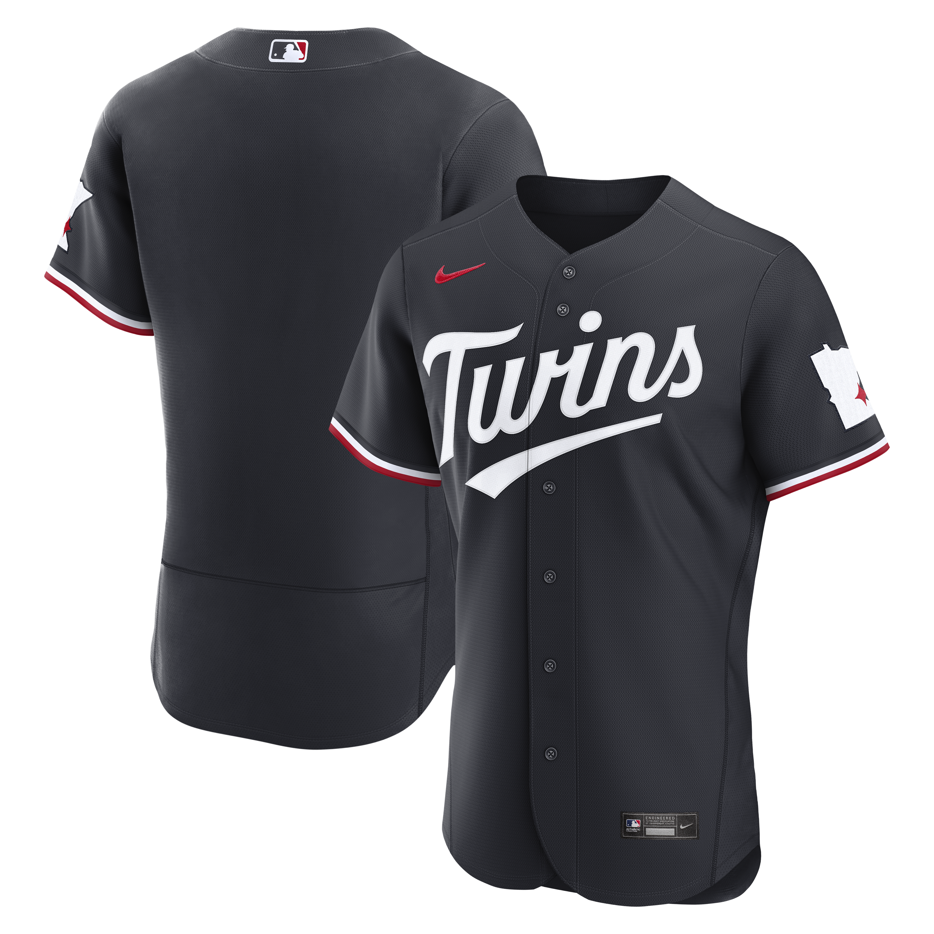 Minnesota Twins Alternate Jersey - Navy | Stitched Baseball Jersey TJS0813