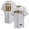 Gavin Sheets San Diego Padres Home Replica Jersey - White | Stitched Baseball Jersey TJS0729
