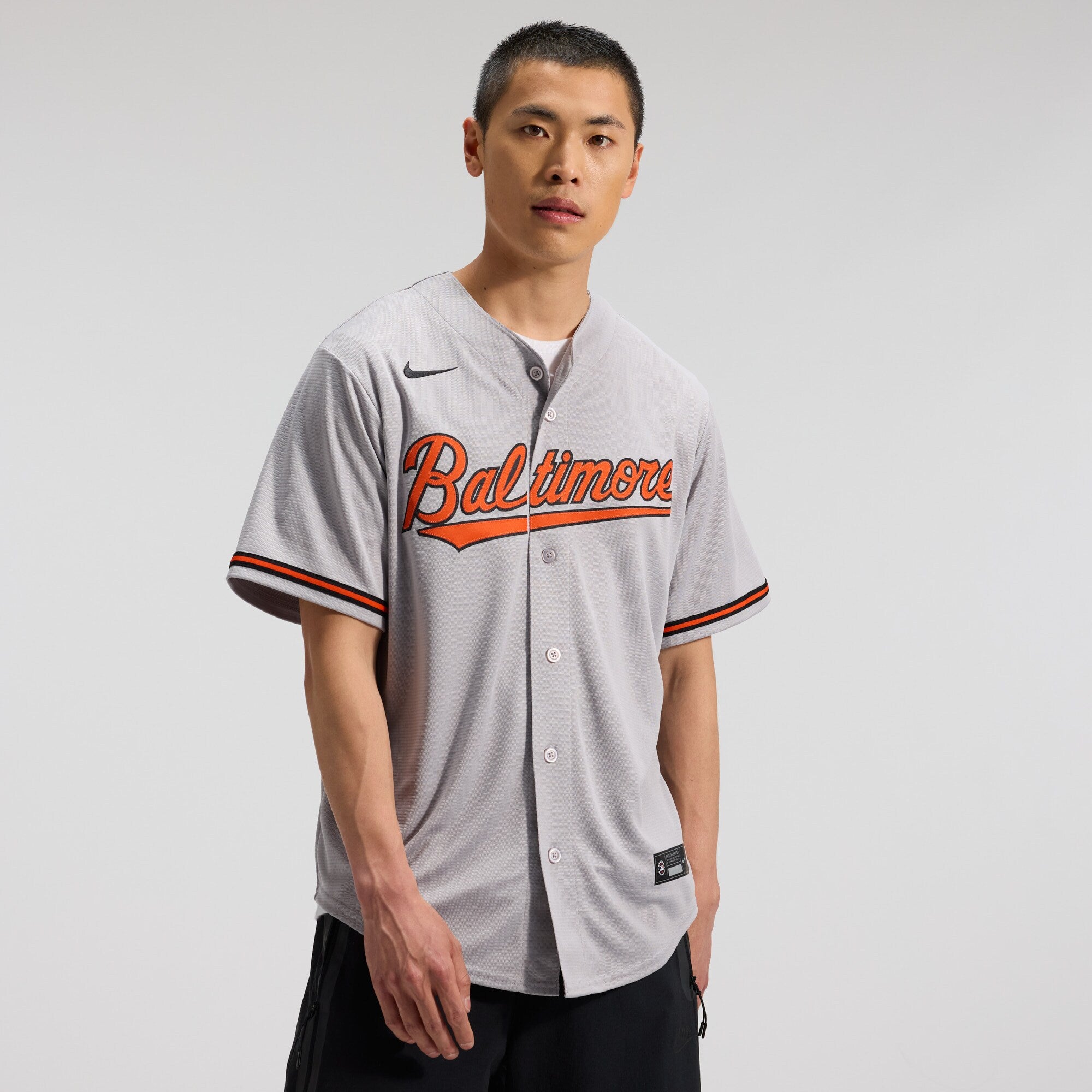 Baltimore Orioles Road Replica Team Jersey - Gray | Stitched Baseball Jersey TJS0848