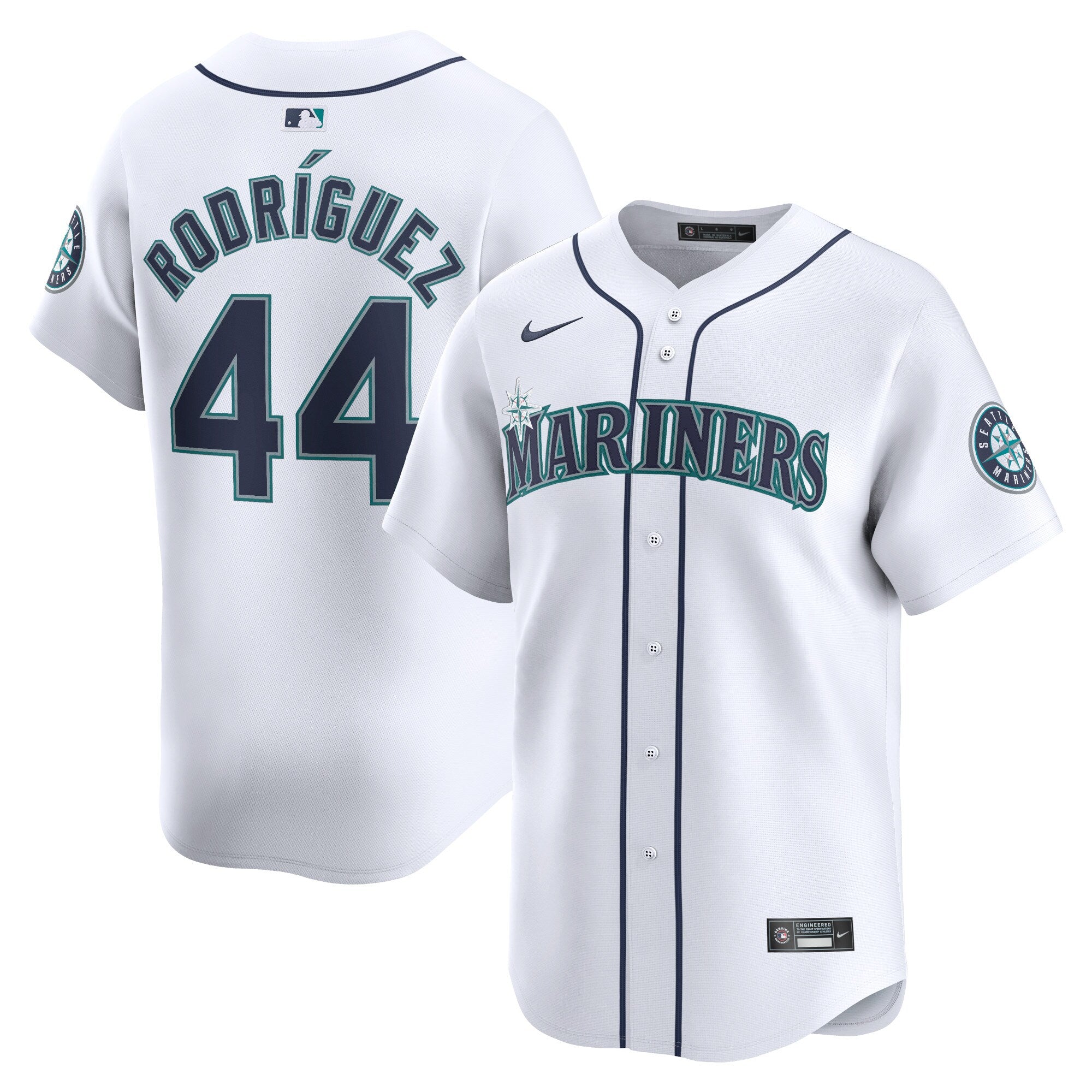 Julio Rodriguez Seattle Mariners Home Limited Player Jersey - White | Stitched Baseball Jersey TJS0777