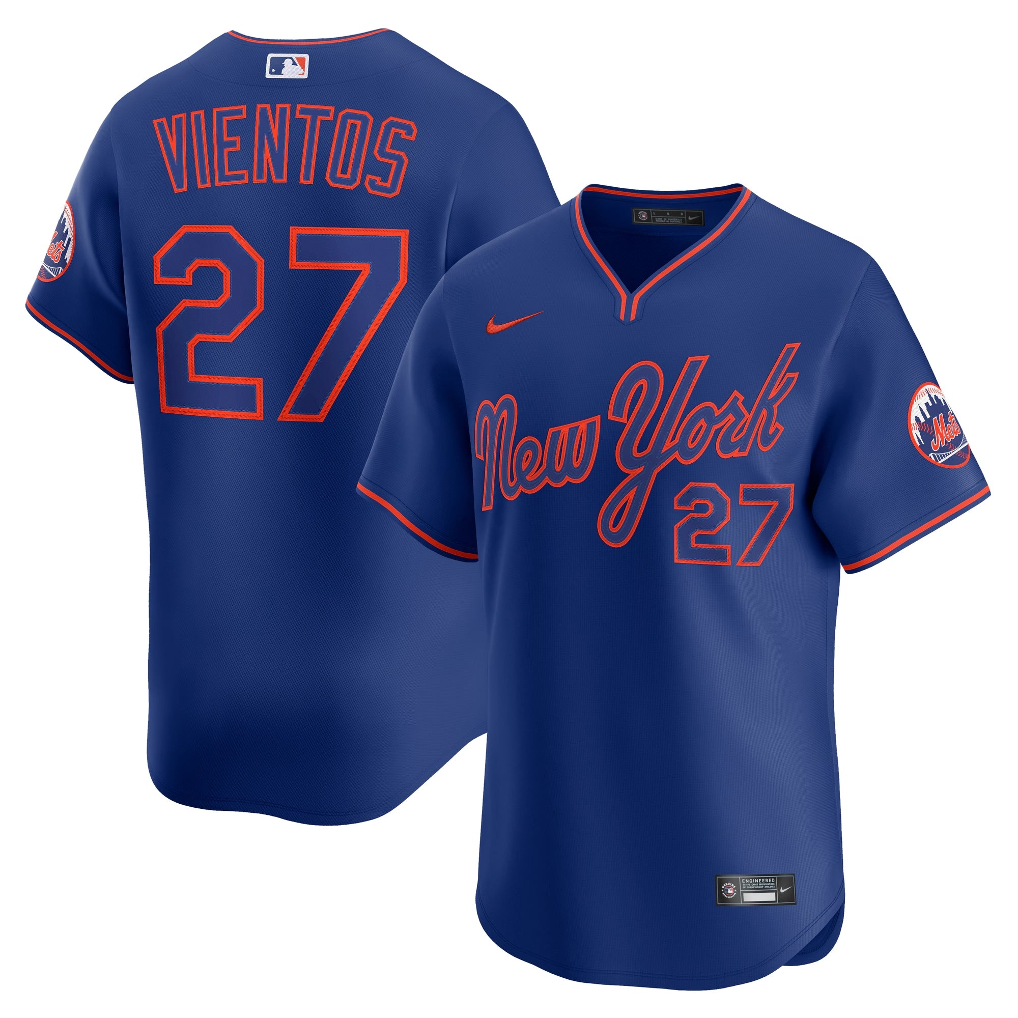 Mark Vientos New York Mets Alternate Limited Player Jersey - Royal | Stitched Baseball Jersey TJS0708