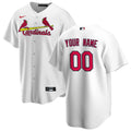 St. Louis Cardinals Home Replica Custom Jersey - White | Stitched Baseball Jersey TJS0778