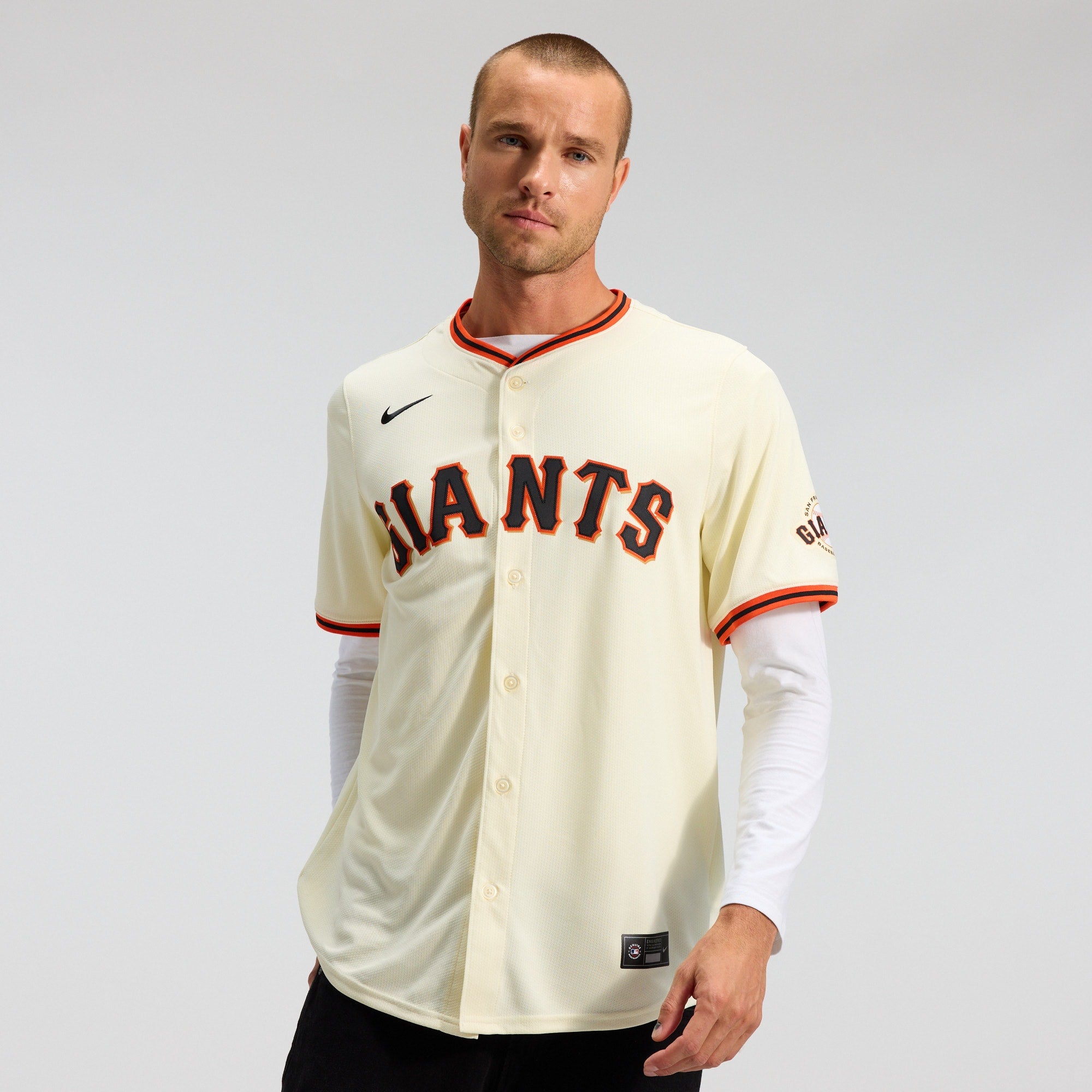 San Francisco Giants Home Limited Jersey - Cream | Stitched Baseball Jersey TJS0683