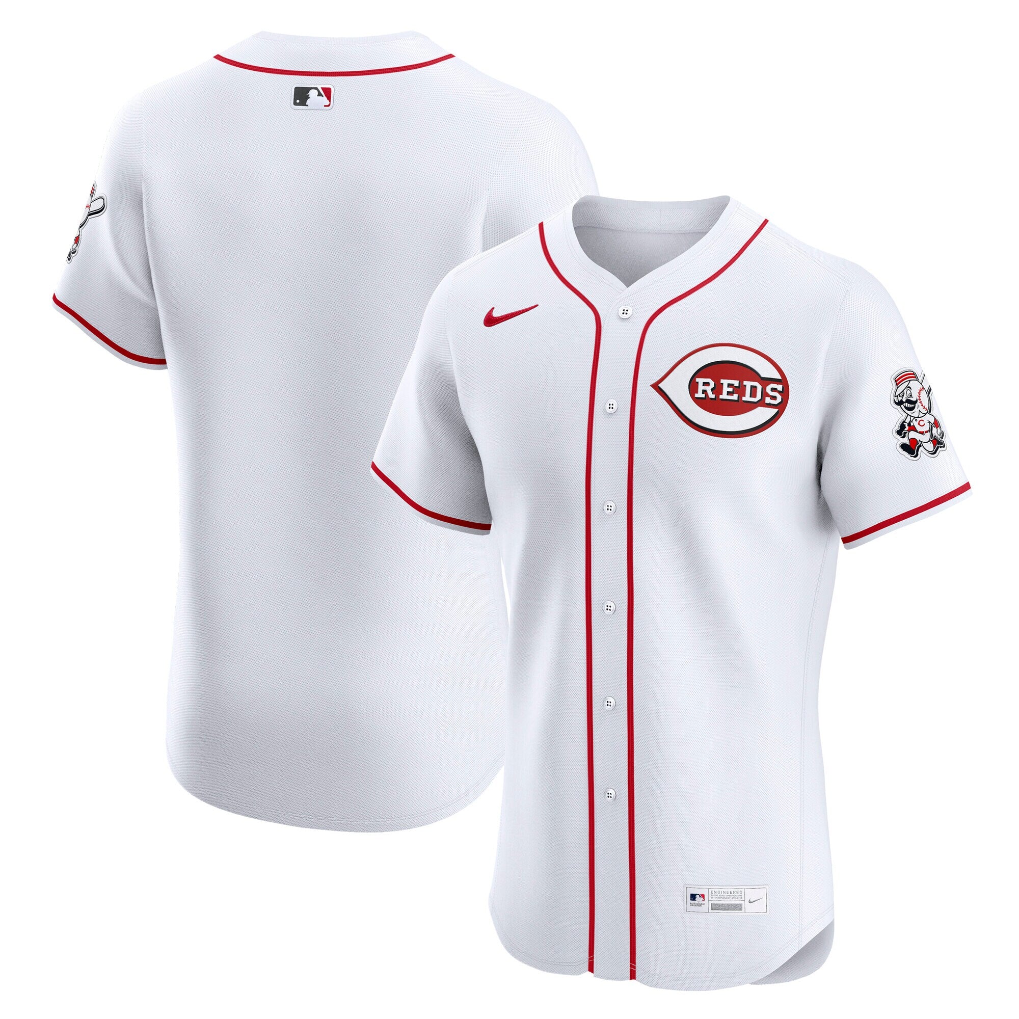 Cincinnati Reds Home Elite Jersey - White | Stitched Baseball Jersey TJS0727