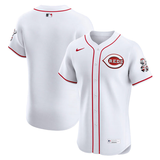 Cincinnati Reds Home Elite Jersey - White | Stitched Baseball Jersey TJS0727