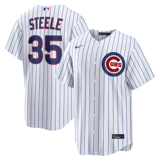 Justin Steele Chicago Cubs Home Replica Jersey - White | Stitched Baseball Jersey TJS0792