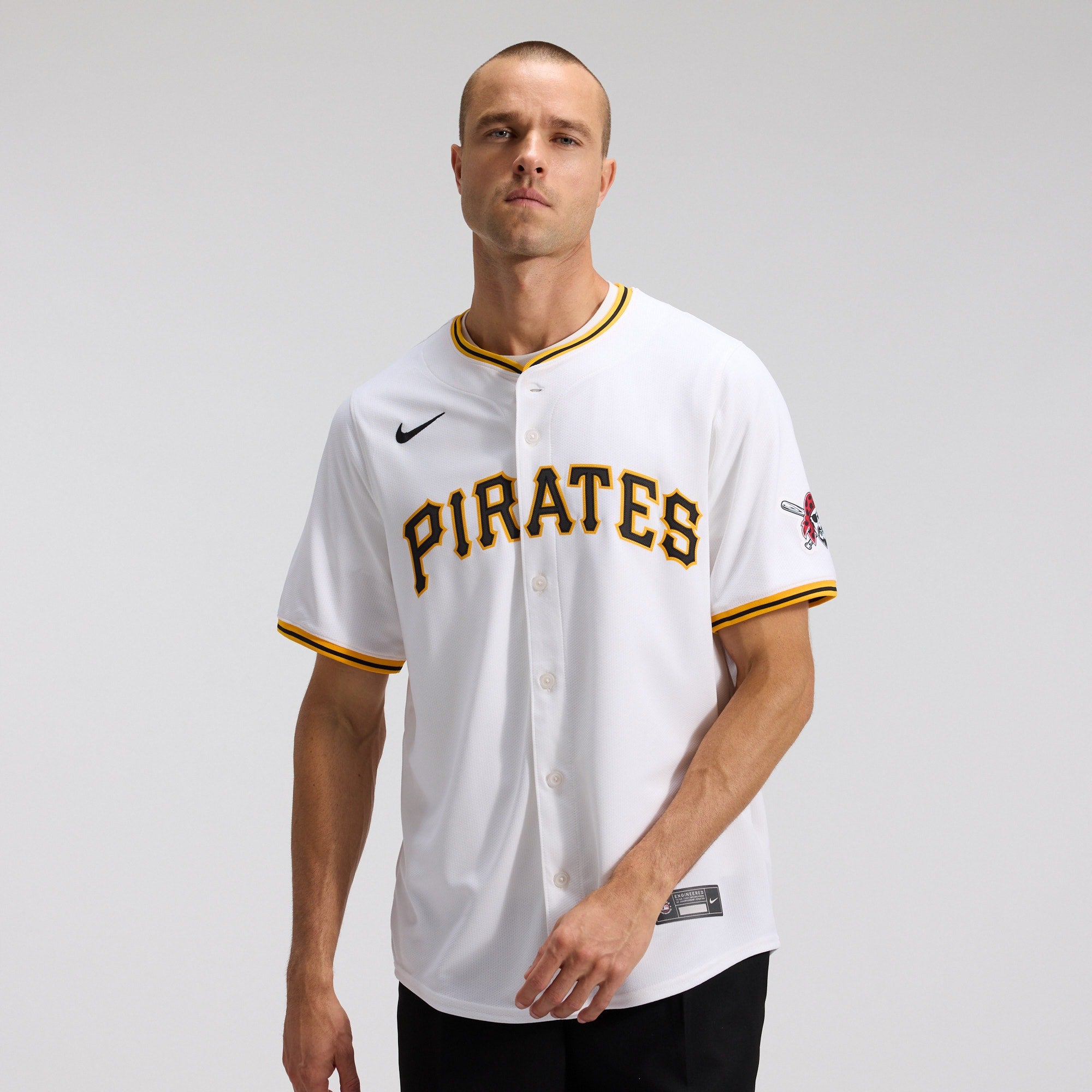 Pittsburgh Pirates Home Limited Jersey - White | Stitched Baseball Jersey TJS0821