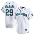 Cal Raleigh Seattle Mariners Home Limited Player Jersey - White | Stitched Baseball Jersey TJS0896