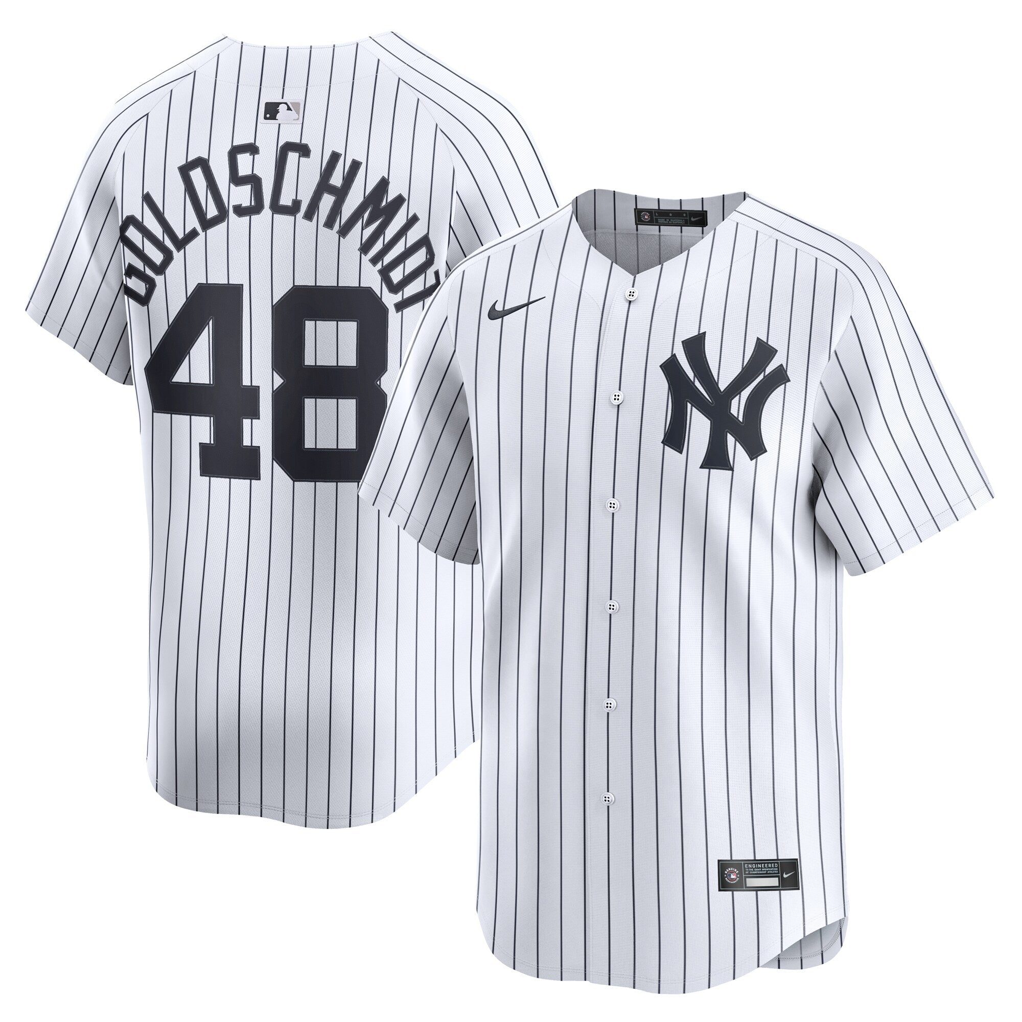 Paul Goldschmidt New York Yankees Home Limited Player Jersey - White | Stitched Baseball Jersey TJS0635