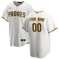 San Diego Padres Home Replica Custom Jersey - White | Stitched Baseball Jersey TJS0971