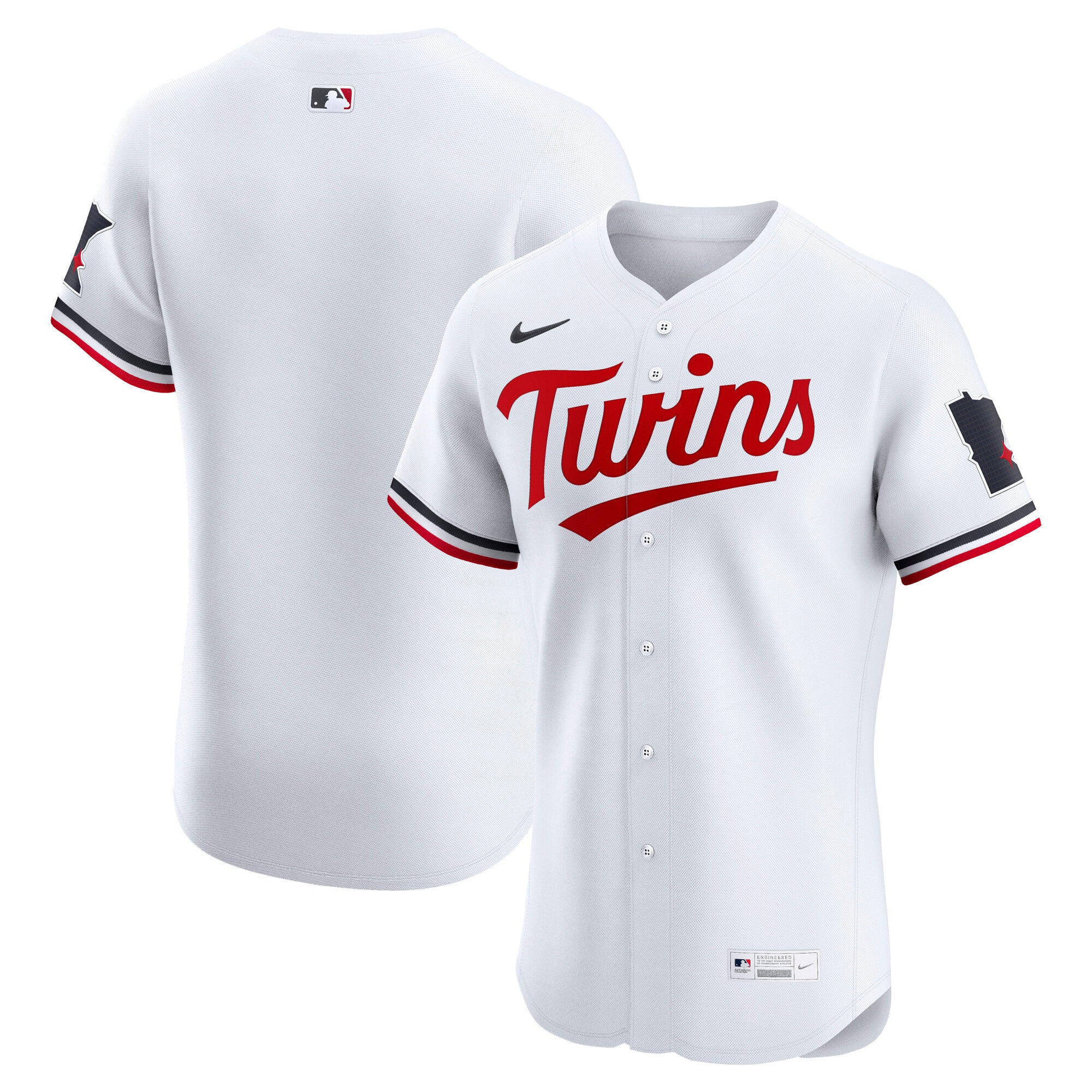 Minnesota Twins Home Elite Jersey - White | Stitched Baseball Jersey TJS0673