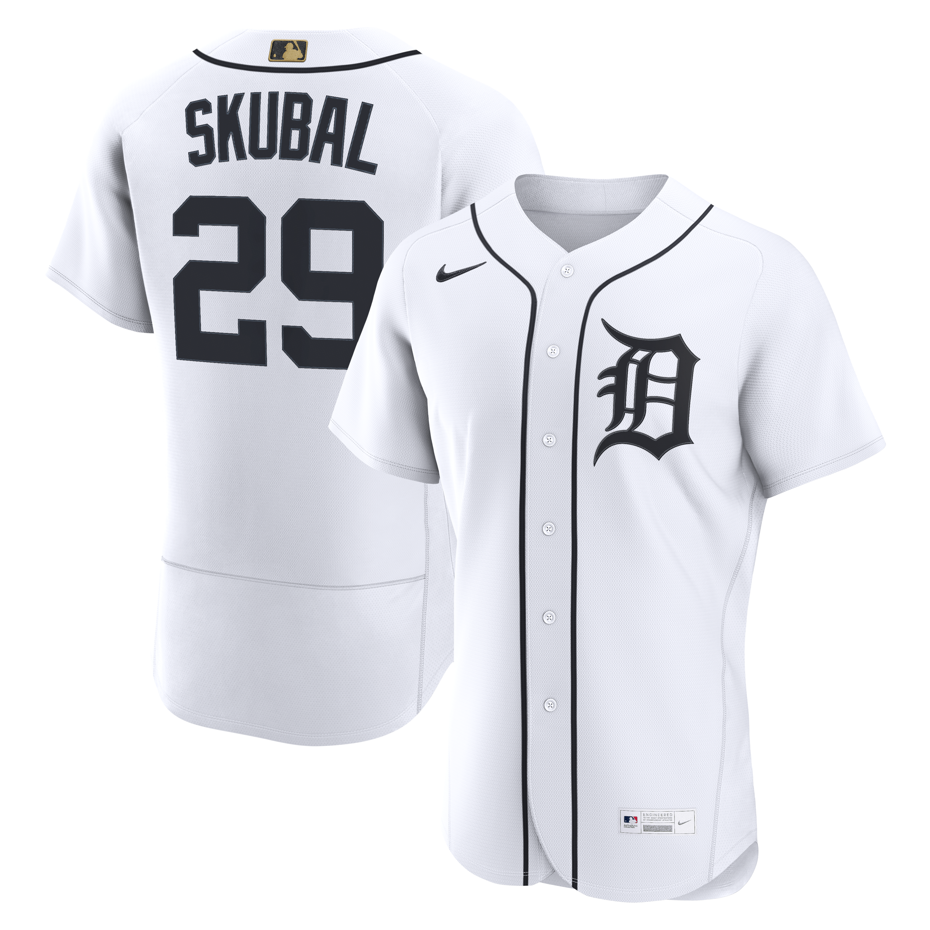 Tarik Skubal Detroit Tigers Awards Jersey - White | Stitched Baseball Jersey TJS0823