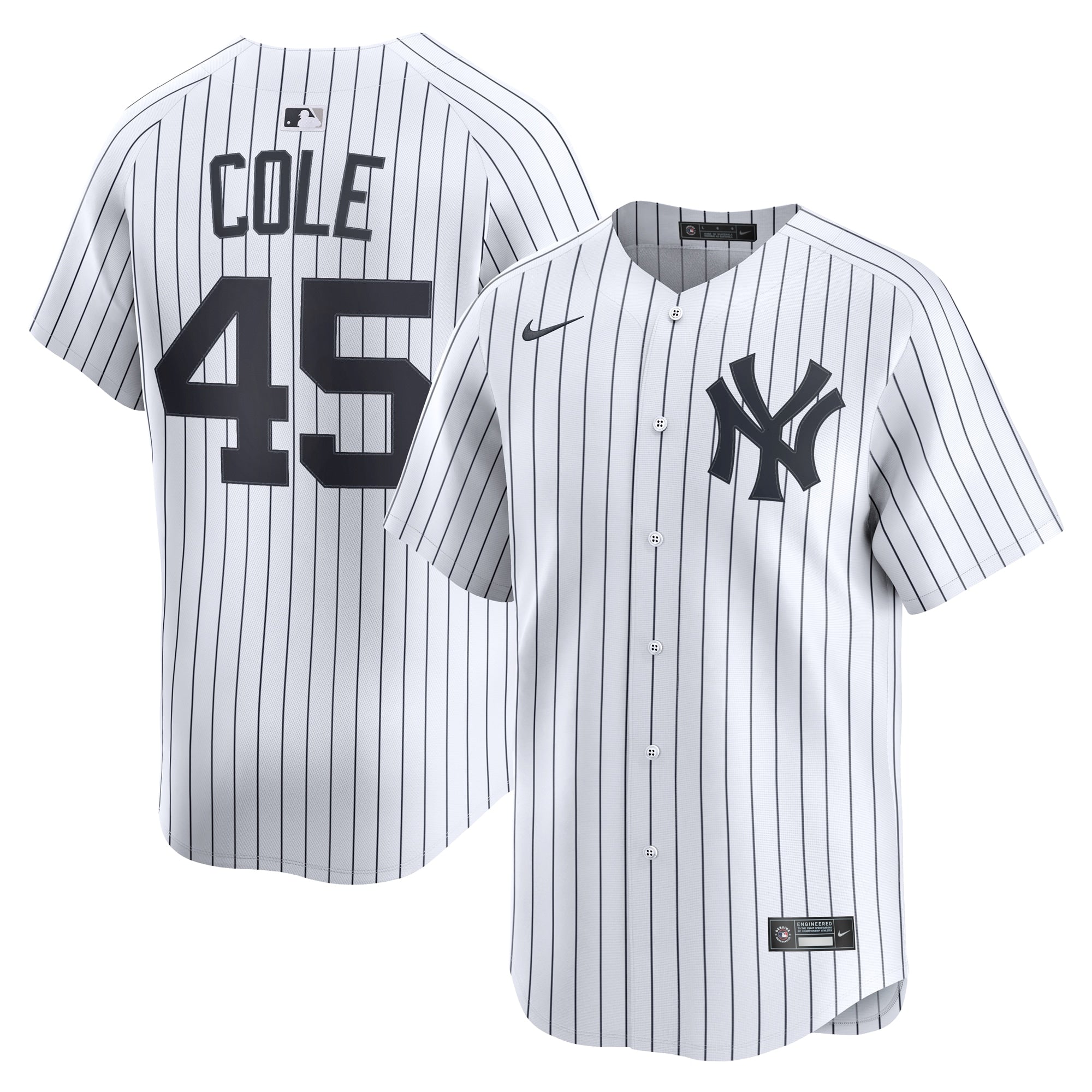 Gerrit Cole New York Yankees Home Limited Player Jersey - White | Stitched Baseball Jersey TJS0710