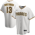 Manny Machado San Diego Padres Home Replica Player Jersey - White | Stitched Baseball Jersey TJS0617
