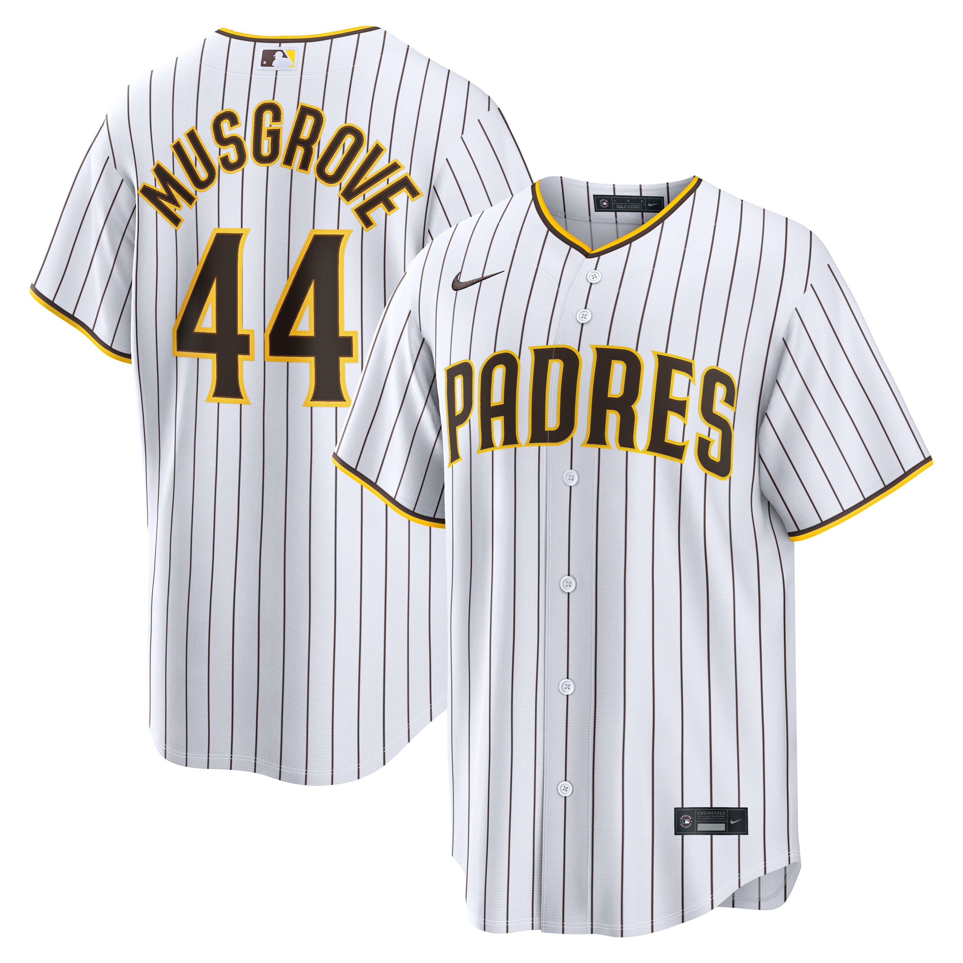 Joe Musgrove San Diego Padres Home Replica Jersey - White | Stitched Baseball Jersey TJS0882