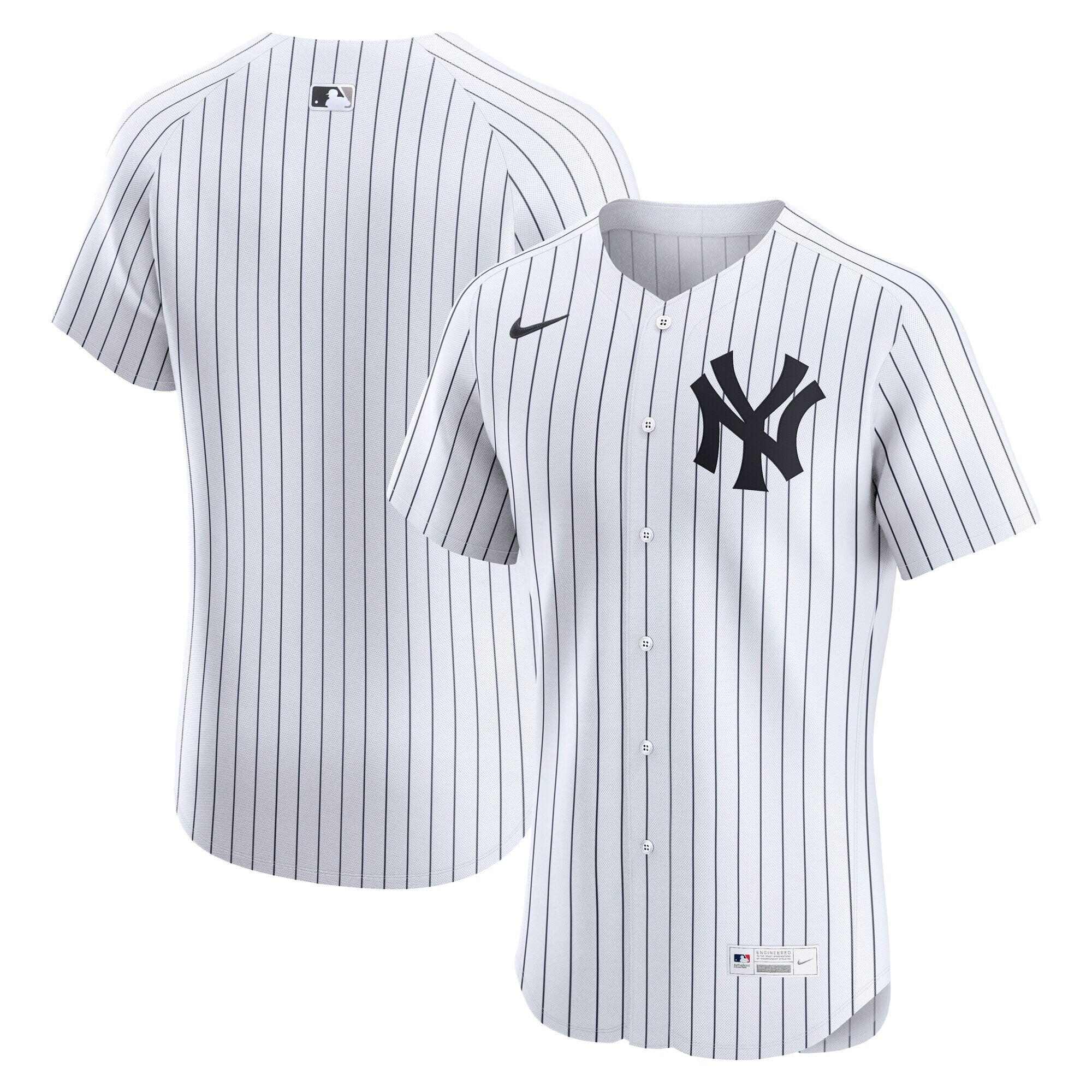 New York Yankees Home Elite Jersey - White | Stitched Baseball Jersey TJS0845