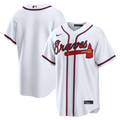 Atlanta Braves Home Replica Jersey - White | Stitched Baseball Jersey TJS0966
