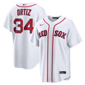 David Ortiz Boston Red Sox Replica Jersey - White | Stitched Baseball Jersey TJS0842