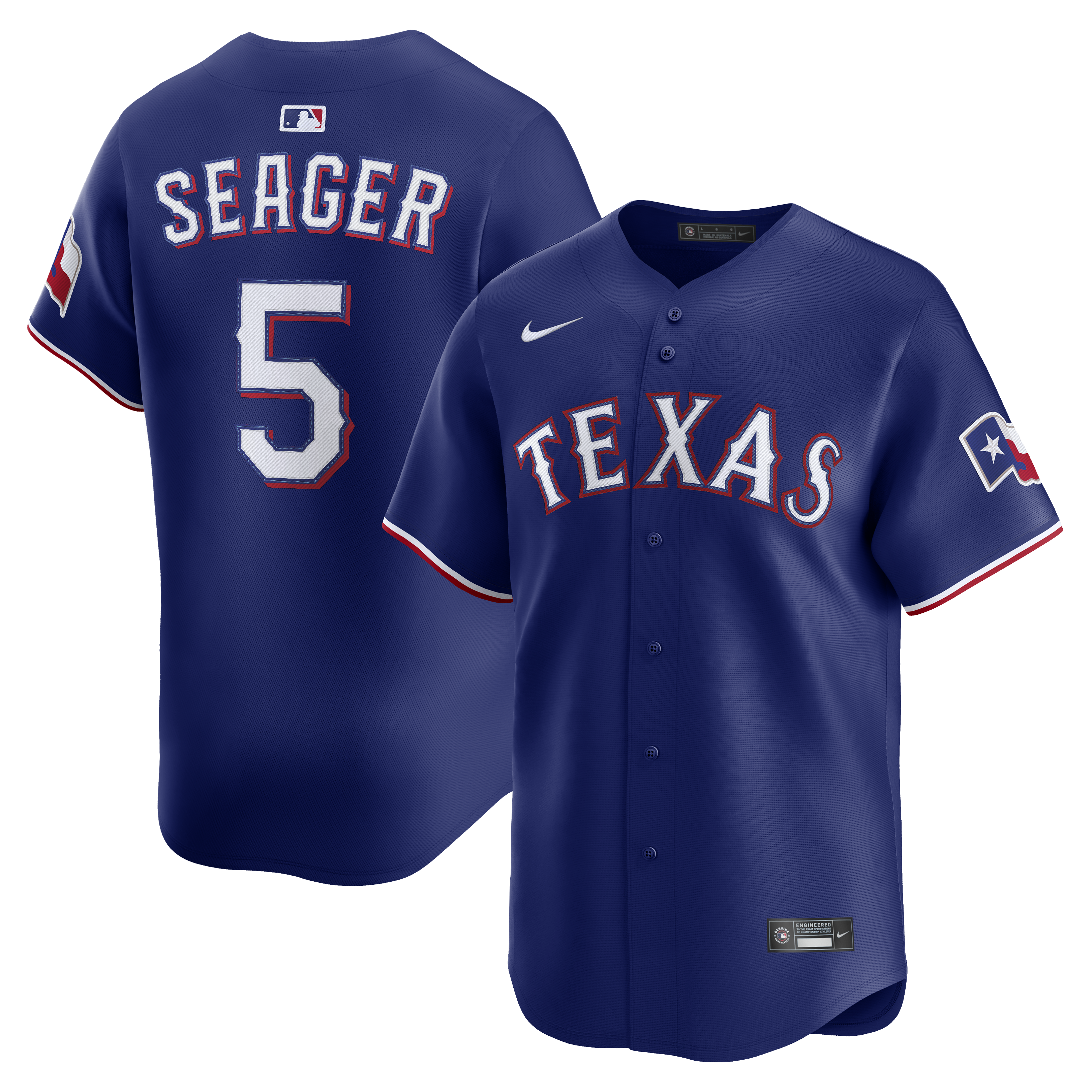 Corey Seager Texas Rangers Alternate 2 Limited Jersey - Royal | Stitched Baseball Jersey TJS0853
