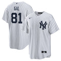 Luis Gil New York Yankees Home Replica Jersey - White | Stitched Baseball Jersey TJS0852