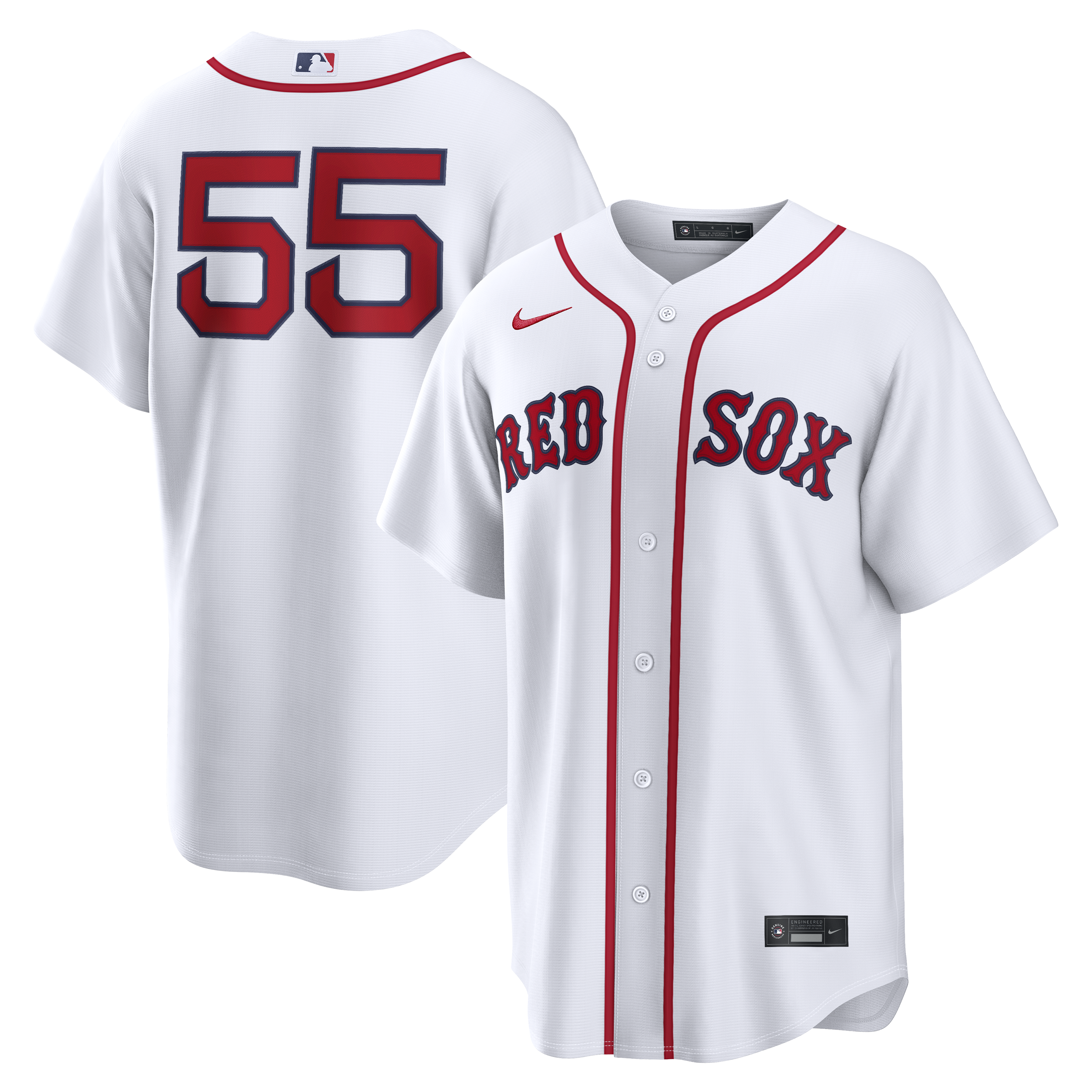 Ranger Su�rez Boston Red Sox Home Replica Jersey - White | Stitched Baseball Jersey TJS0904