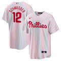 Kyle Schwarber Philadelphia Phillies Replica Player Jersey - White | Stitched Baseball Jersey TJS0818