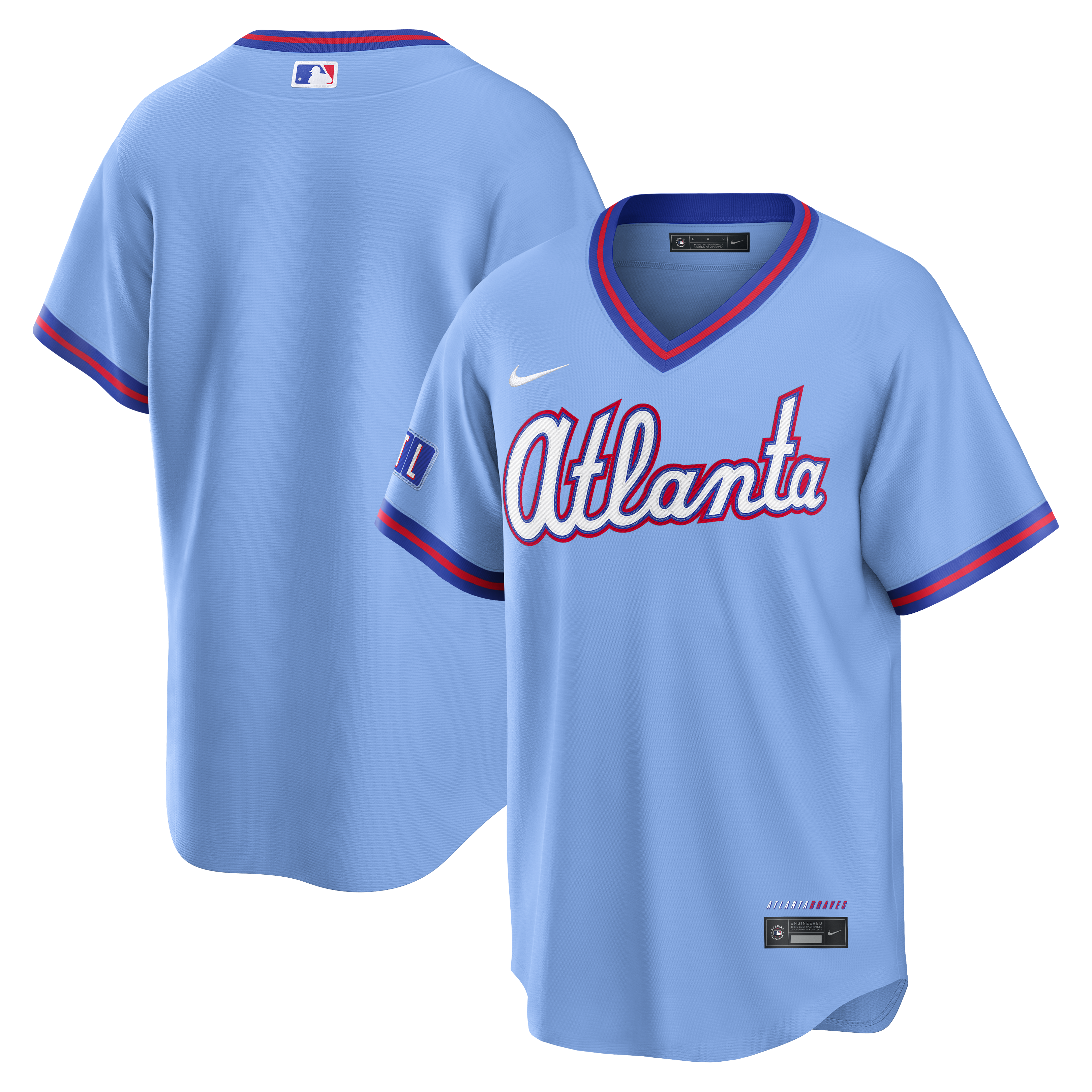 Atlanta Braves 2026 City Connect Stadium Jersey - Powder Blue | Stitched Baseball Jersey TJS0897