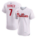 Trea Turner Philadelphia Phillies Home Elite Jersey - White | Stitched Baseball Jersey TJS0624