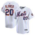 Pete Alonso New York Mets Home Limited Jersey - White | Stitched Baseball Jersey TJS0612