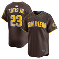 Fernando Tatis Jr. San Diego Padres Road Limited Player Jersey - Brown | Stitched Baseball Jersey TJS0643