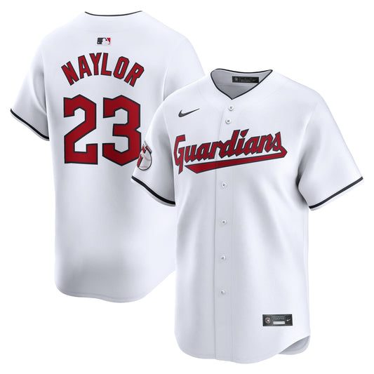 Bo Naylor Cleveland Guardians Home Limited Player Jersey - White | Stitched Baseball Jersey TJS0701