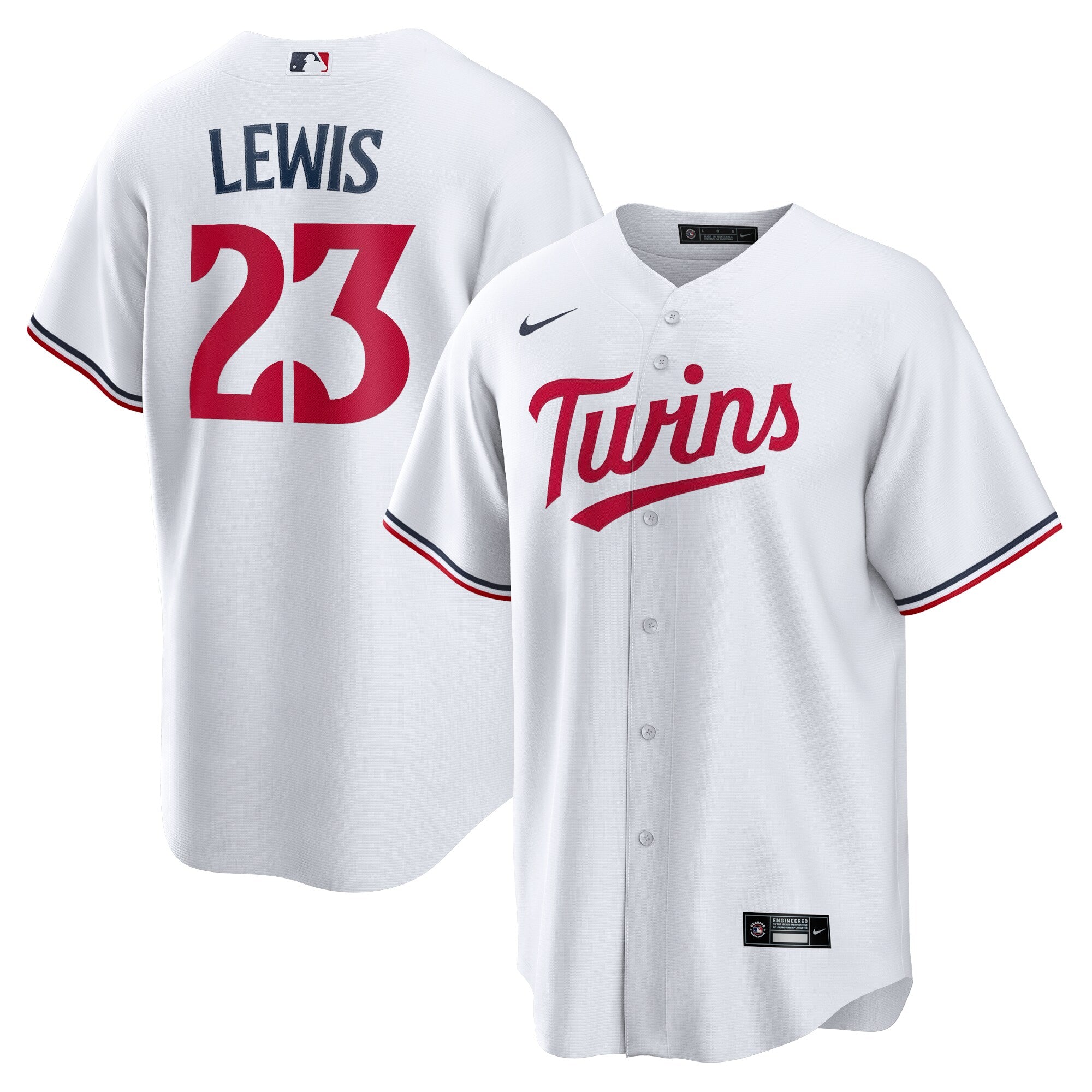 Royce Lewis Minnesota Twins Replica Player Jersey - White | Stitched Baseball Jersey TJS0935