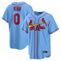 Masyn Winn St. Louis Cardinals Alternate Replica Jersey - Light Blue | Stitched Baseball Jersey TJS0692