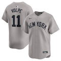 Anthony Volpe New York Yankees Away Limited Player Jersey - Gray | Stitched Baseball Jersey TJS0655