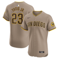 Fernando Tatis Jr. San Diego Padres Alternate Elite Player Jersey - Sand | Stitched Baseball Jersey TJS0976