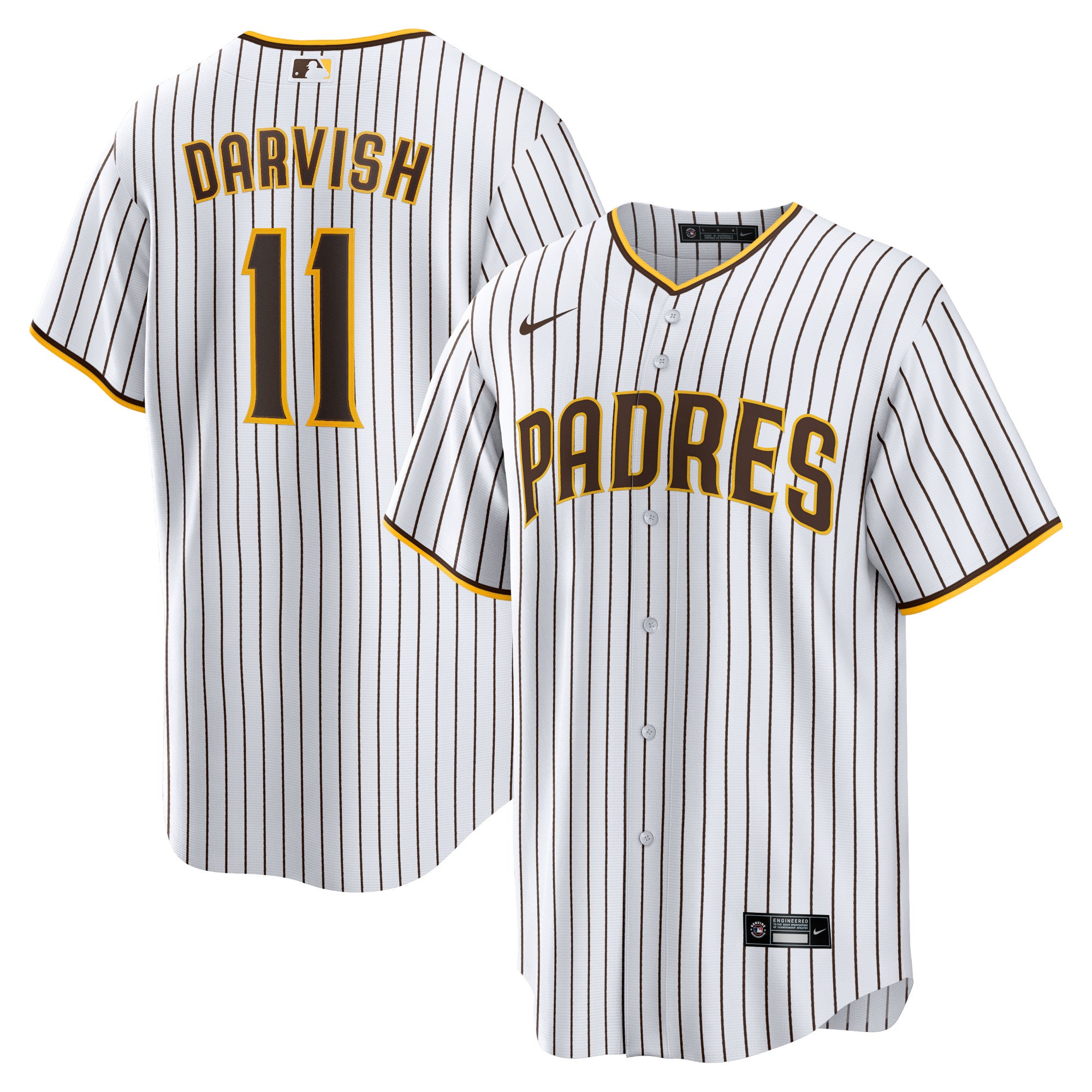 Yu Darvish San Diego Padres Home Replica Player Jersey - White | Stitched Baseball Jersey TJS0687