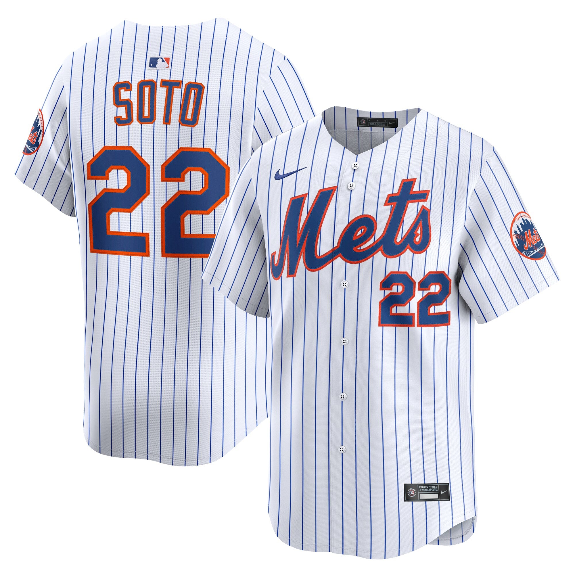 Juan Soto New York Mets Home Limited Jersey - White | Stitched Baseball Jersey TJS0767