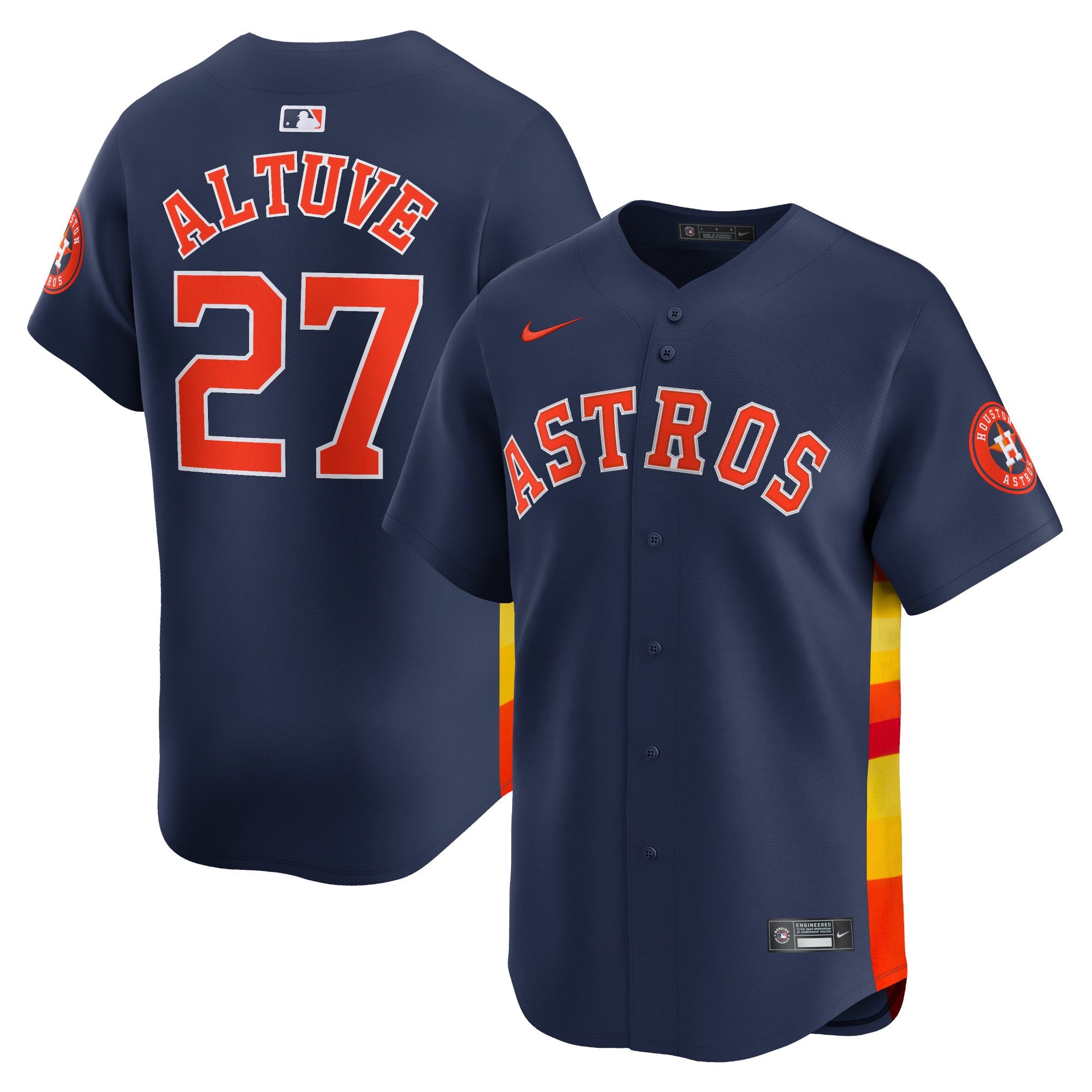 Jose Altuve Houston Astros Alternate Limited Player Jersey � Navy | Stitched Baseball Jersey TJS0736