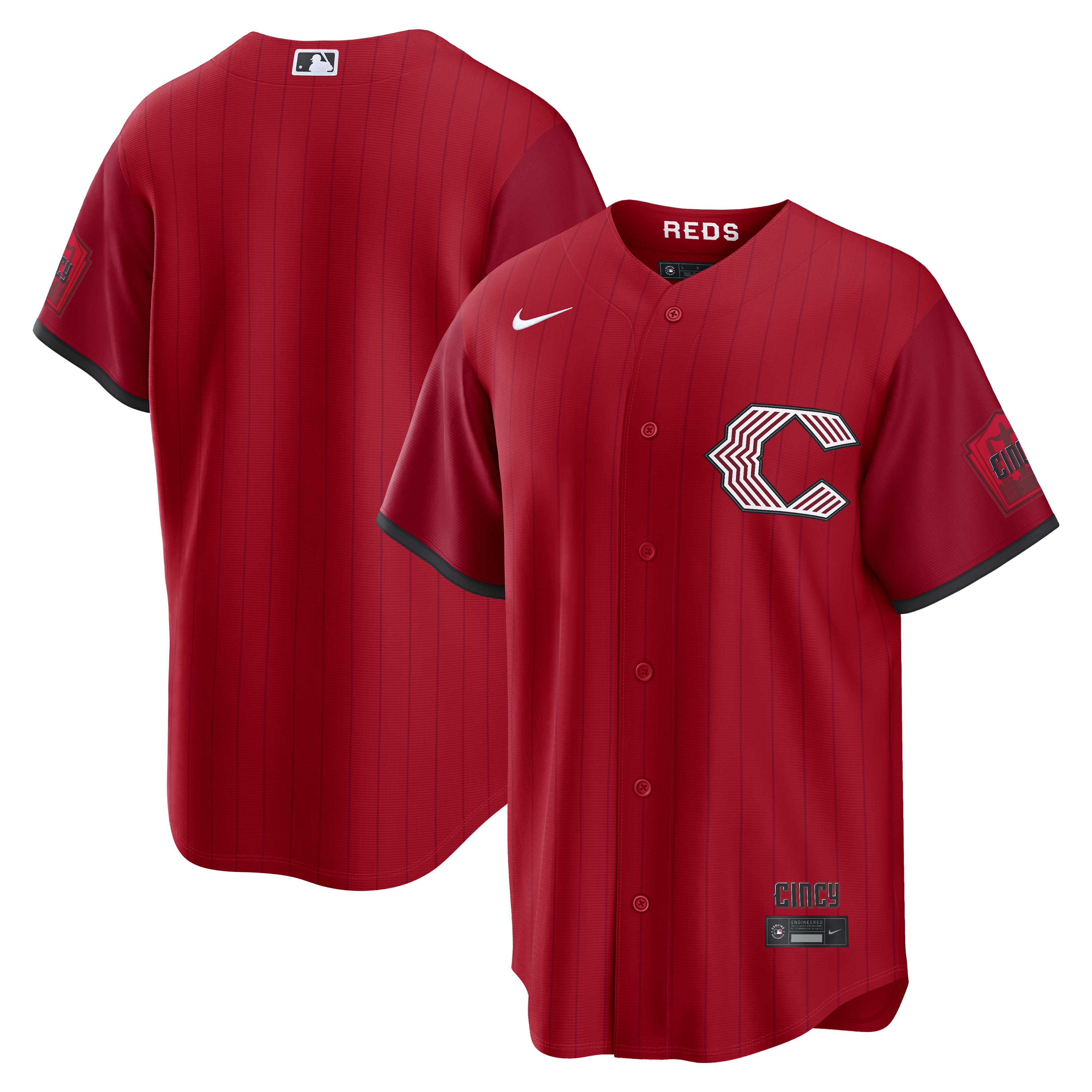 Cincinnati Reds 2026 City Connect Stadium Jersey - Red | Stitched Baseball Jersey TJS0685
