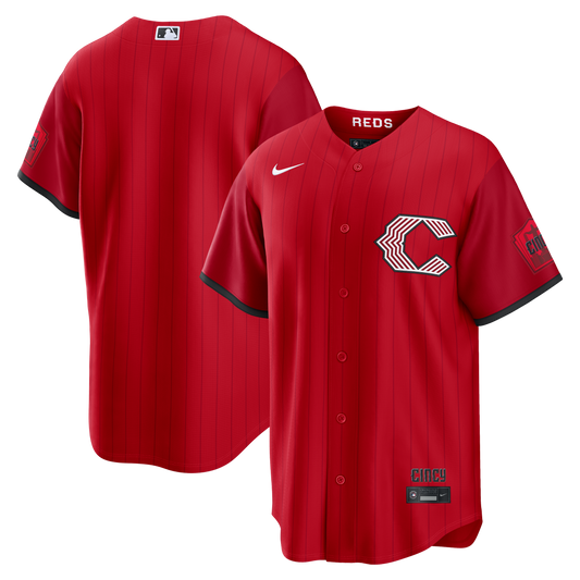 Cincinnati Reds 2026 City Connect Stadium Jersey - Red | Stitched Baseball Jersey TJS0685