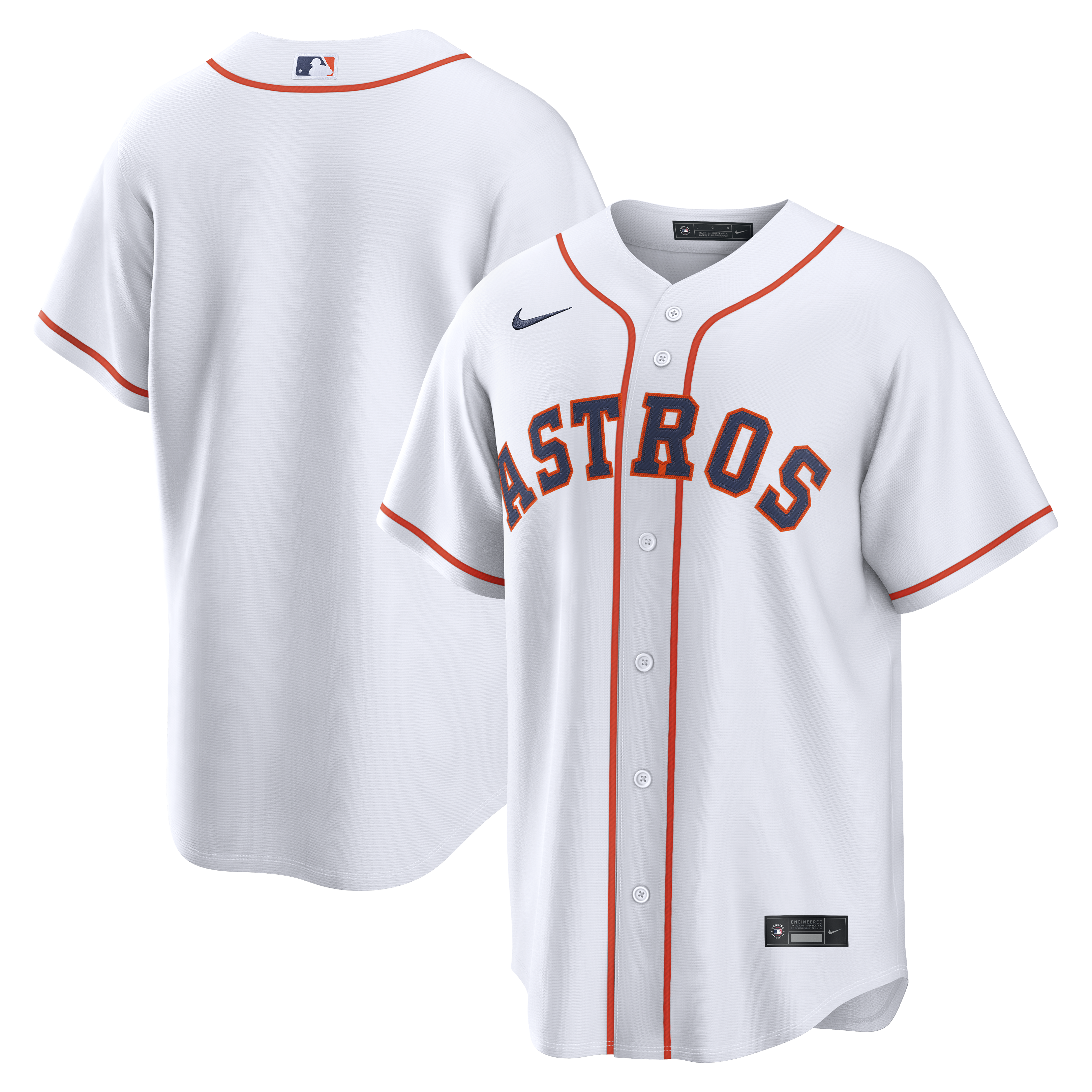 Houston Astros Home Replica Jersey - White | Stitched Baseball Jersey TJS0689