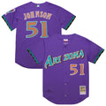 Randy Johnson Arizona Diamondbacks M & N 2000 Throwback Jersey - Purple | Stitched Baseball Jersey TJS0680