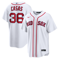 Triston Casas Boston Red Sox Home Replica Jersey - White | Stitched Baseball Jersey TJS0707
