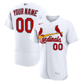 St. Louis Cardinals Home Custom Jersey - White | Stitched Baseball Jersey TJS0672