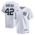 Mariano Rivera New York Yankees Throwback Cooperstown Collection Limited Jersey - White | Stitched Baseball Jersey TJS0758